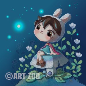 bunny ears art zoo