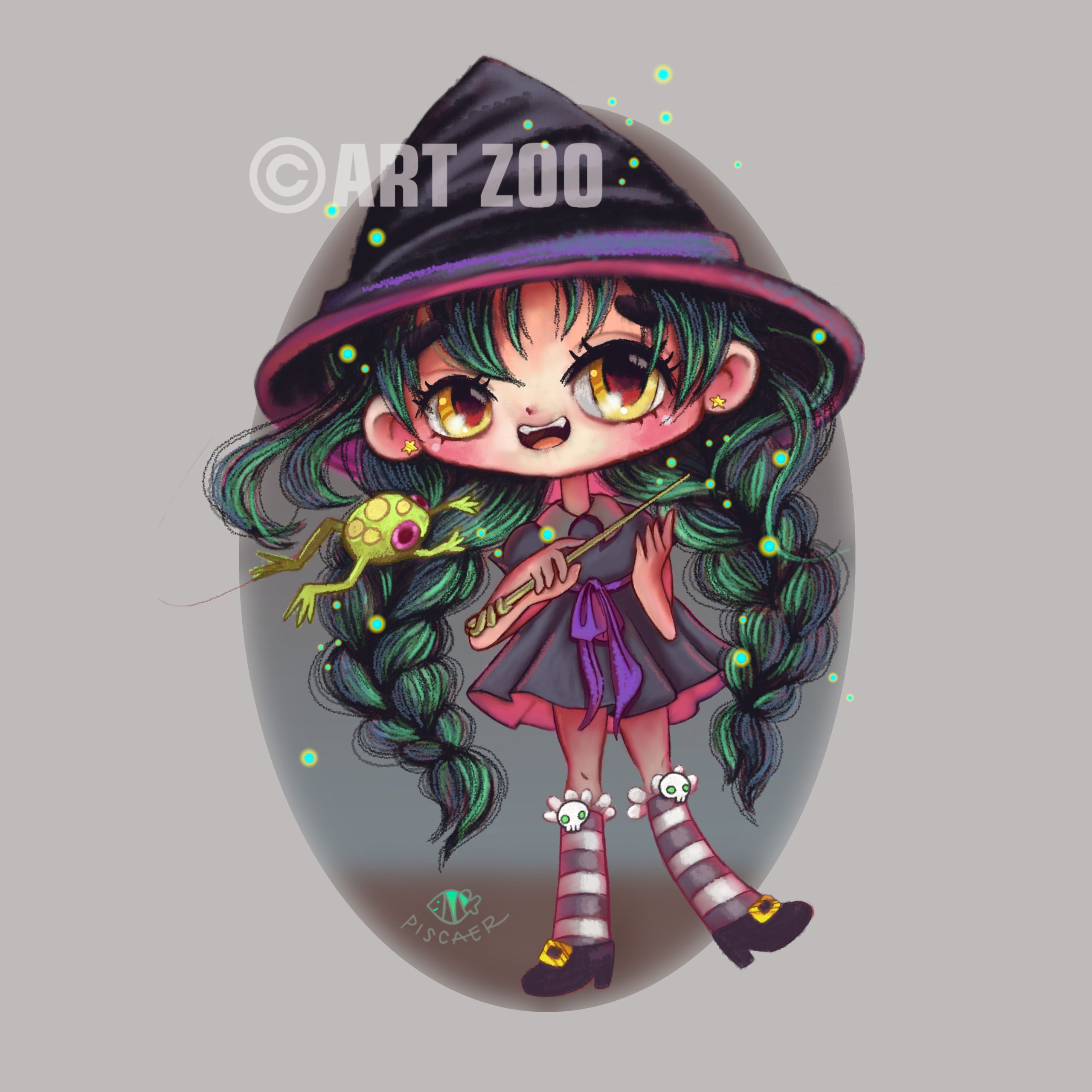 witch art zoo